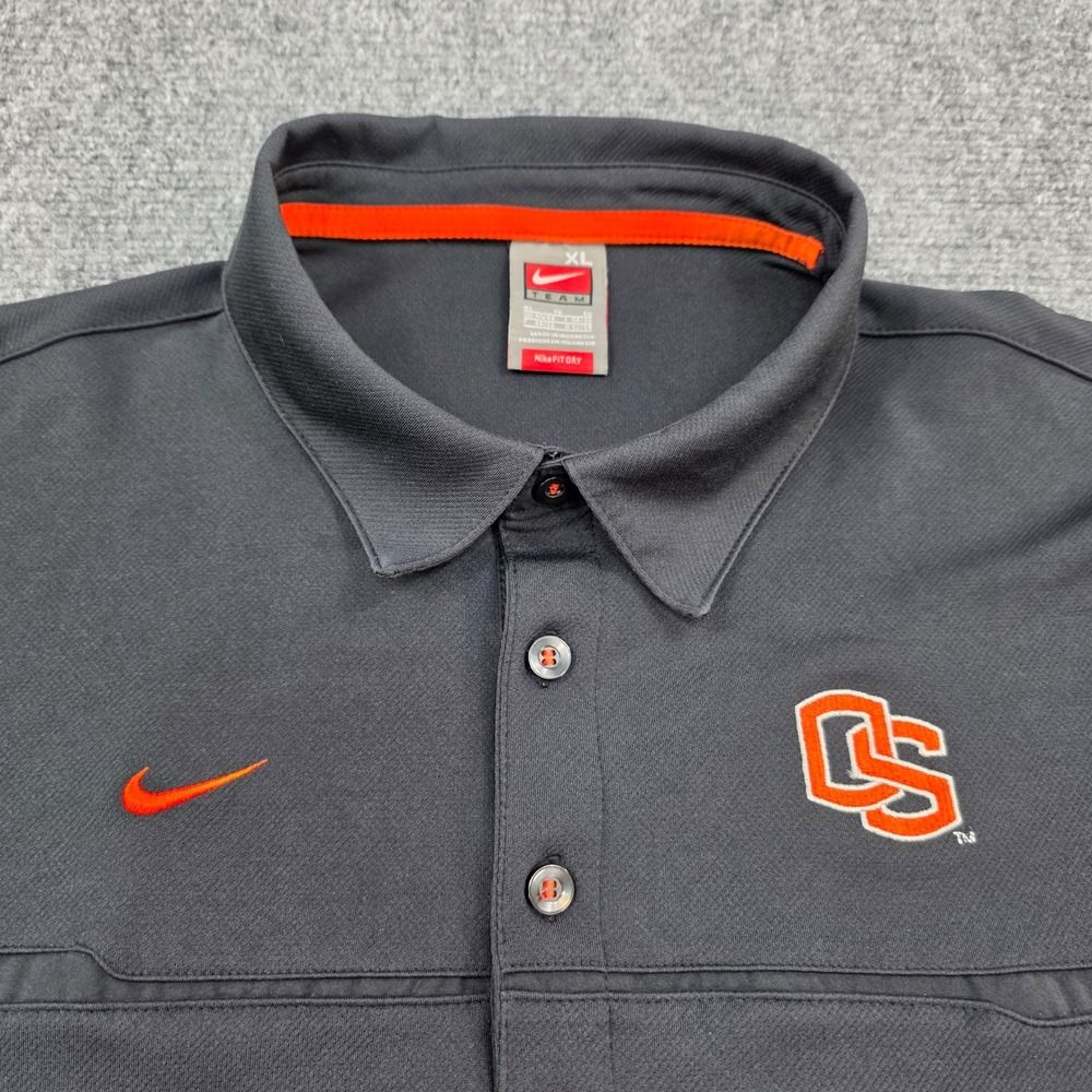 Nike Oregon State Beavers Polo Shirt‎ XL Mens Dri-FIT NCAA College